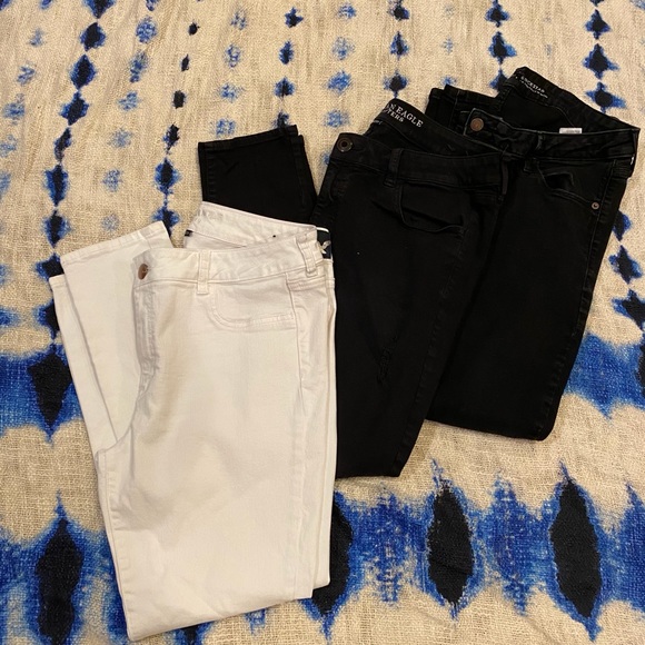 old navy jean sizes compared to american eagle